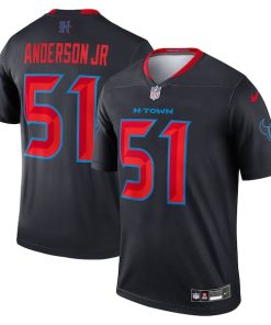 Will Anderson Jr. Houston Texans Nike Alternate Legend Player Performance Top - Navy/Red