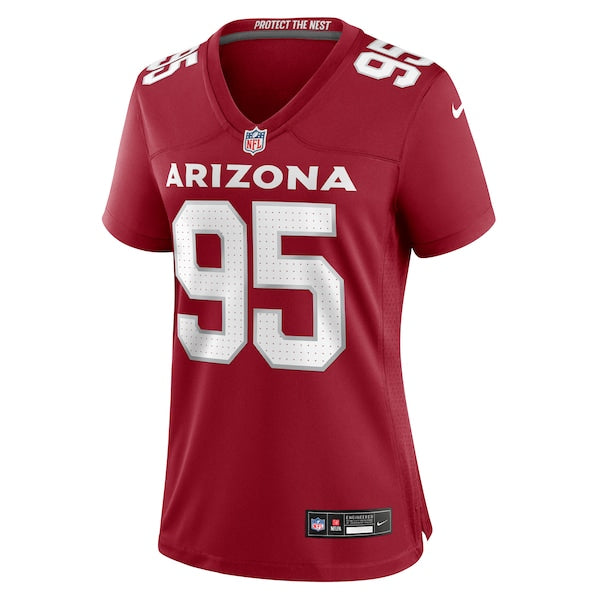 Khyiris Tonga Arizona Cardinals Nike Women's Game Jersey - Cardinal - Image 3