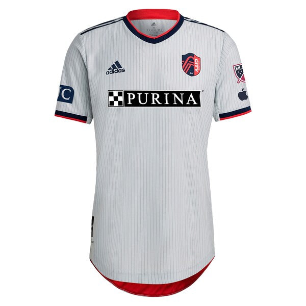 St. Louis City SC adidas 2024 The Spirit Kit Authentic Custom Jersey - Gray - Image 2