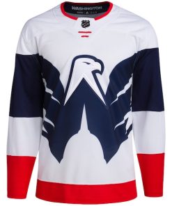 Alternative view of Washington Capitals adidas 2023 NHL Stadium Series Primegreen Authentic Jersey - White
