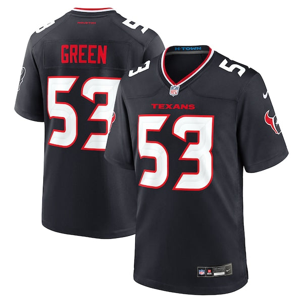 Kendrick Green Houston Texans Nike Team Game Jersey - Navy - Image 2
