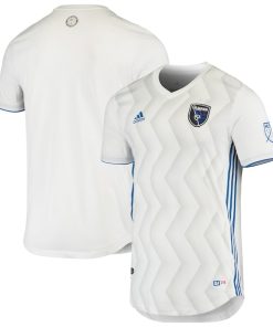 San Jose Earthquakes adidas Away Authentic Jersey - White