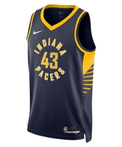 Alternative view of Pascal Siakam Indiana Pacers Nike Unisex 2025 NBA Finals Swingman Jersey - Icon Edition - Navy