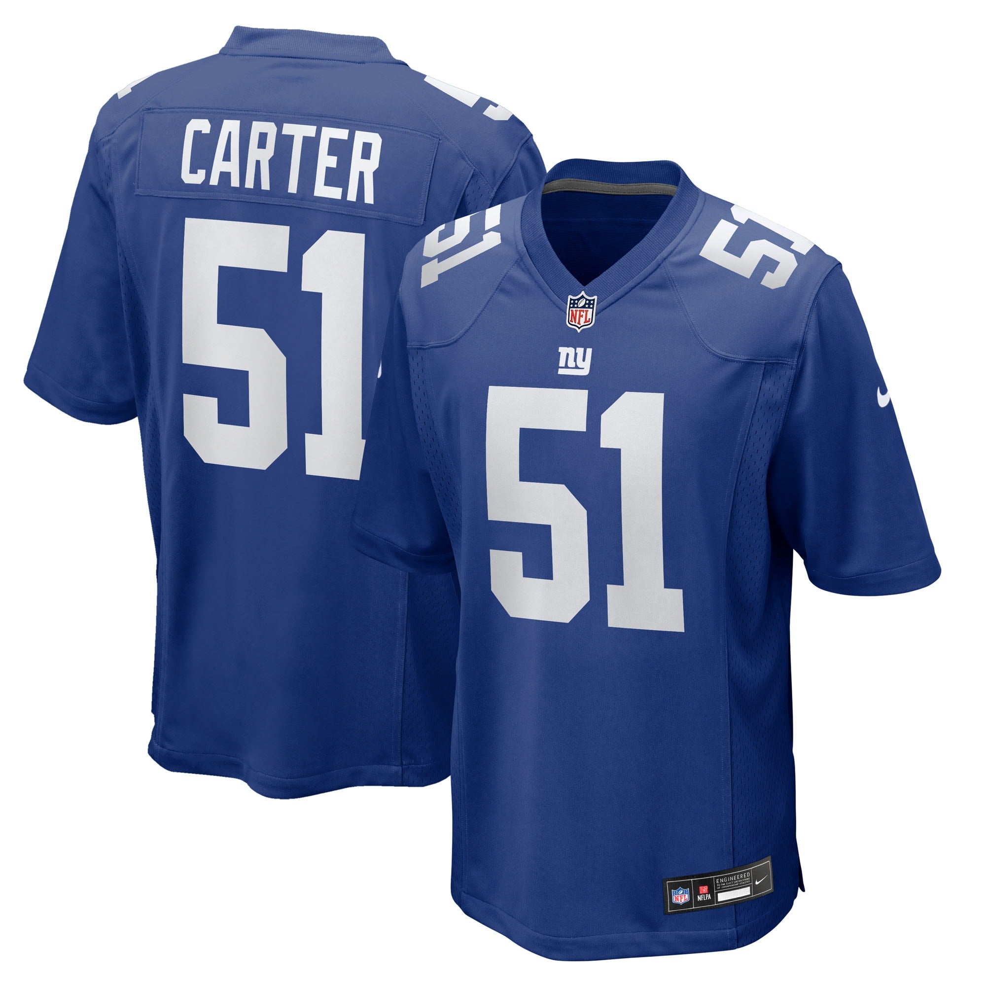 Abdul Carter New York Giants Nike First Round Pick Alternate Game Jersey - Red/White/Royal - Image 11