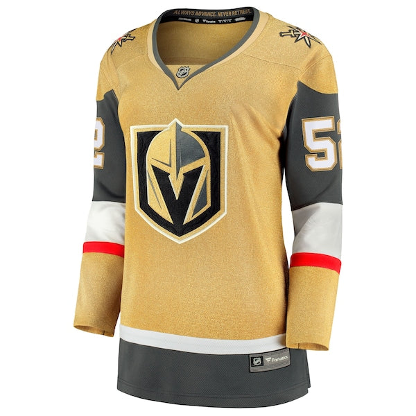 Dylan Coghlan Vegas Golden Knights Women's Home Breakaway Jersey - Gold - Image 3