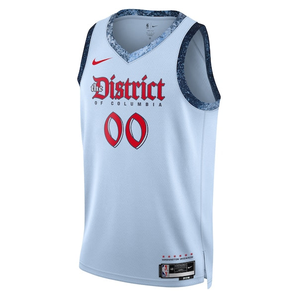 Washington Wizards Nike Unisex 2024/25 Custom Swingman Jersey - City Edition - Powder Blue - Image 2
