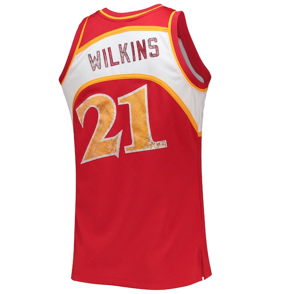 Dominique Wilkins Atlanta Hawks 1986/87 Hardwood Classics NBA 75th Anniversary Diamond Swingman Jersey - Red - Image 3
