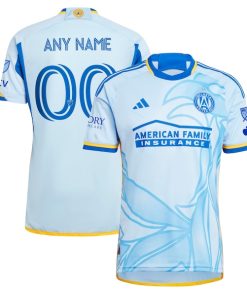 Atlanta United FC adidas 2024 The Resurgens Kit Authentic Custom Jersey - Light Blue
