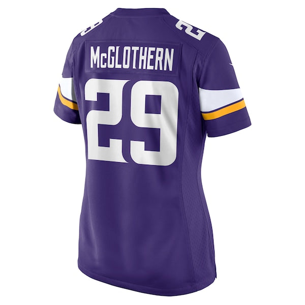 Dwight McGlothern Minnesota Vikings Nike Women's Game Jersey - Purple - Image 4