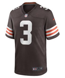 Alternative view of Marquise Goodwin Cleveland Browns Nike Team Game Jersey -  Brown