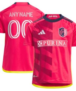 St. Louis City SC adidas Youth 2024 CITY Kit Replica Custom Jersey - Red