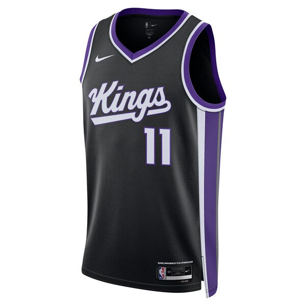 Domantas Sabonis Sacramento Kings Nike Unisex Swingman Player Jersey - Icon Edition - Black - Image 2