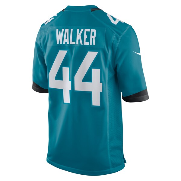 Travon Walker Jacksonville Jaguars Nike Player Game Jersey - Teal/Black/White - Image 4