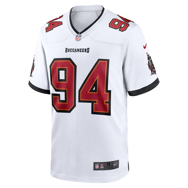 Calijah Kancey Tampa Bay Buccaneers Nike Game Jersey - White/Orange - Image 3