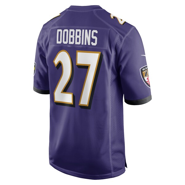 J.K. Dobbins Baltimore Ravens Nike Game Jersey - Purple/Black/White - Image 4