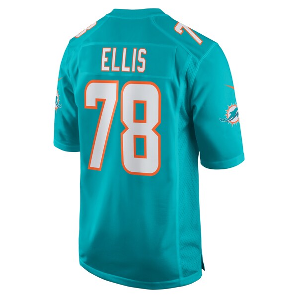 Justin Ellis Miami Dolphins Nike Game Jersey - Aqua - Image 5