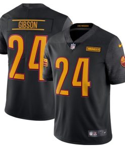 Alternative view of Antonio Gibson Washington Commanders Nike Alternate Vapor Limited Jersey - Black/Burgundy/White