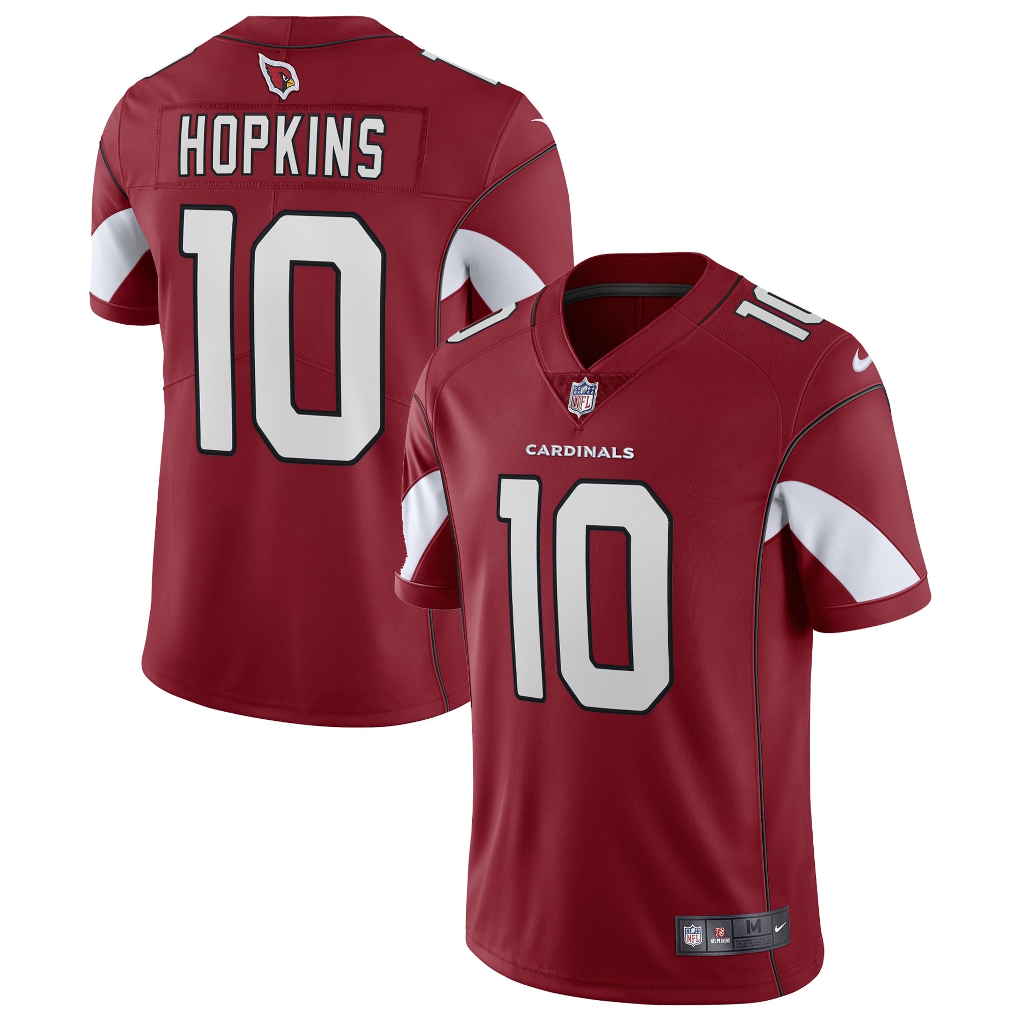 DeAndre Hopkins Arizona Cardinals Nike Vapor Limited Jersey - White/Black/Cardinal - Image 6