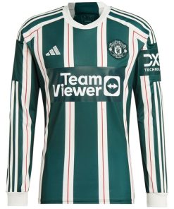 Alternative view of Amad Diallo Manchester United adidas Long Sleeve Replica Player Jersey?¨C Green