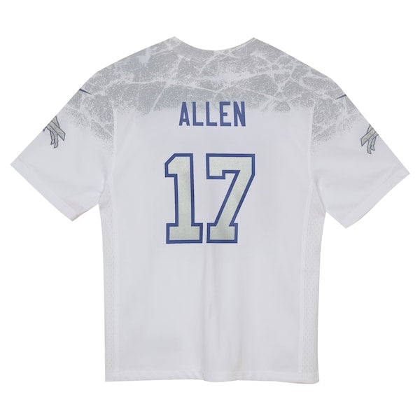 Josh Allen Buffalo Bills Nike Toddler 2025 Rivalries Collection Game Jersey - White - Image 3