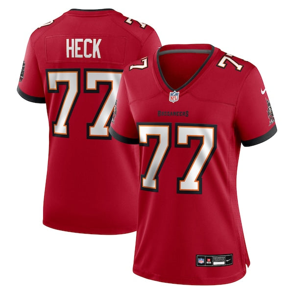 Charlie Heck Tampa Bay Buccaneers Nike Women's Team Game Jersey - Red - Image 2