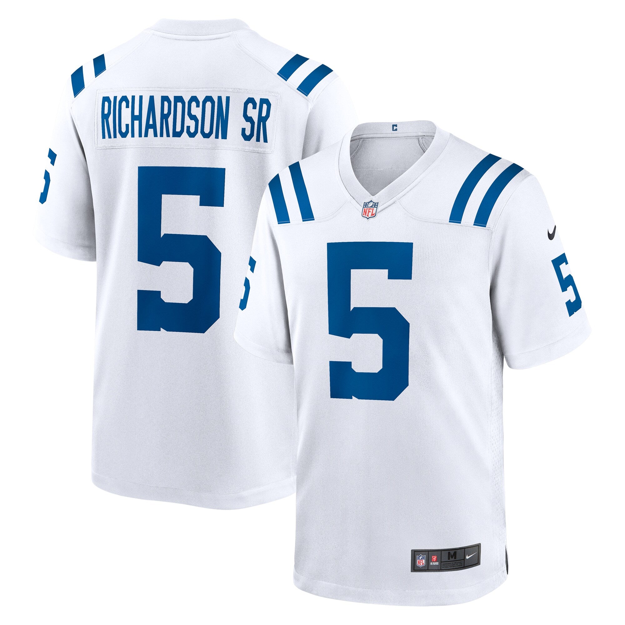 Anthony Richardson Sr. Indianapolis Colts Nike Alternate Indiana Nights Game Jersey - Royal/Blue/White - Image 8