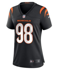 Alternative view of D.J. Reader Cincinnati Bengals Women's Nike Game Jersey - Black