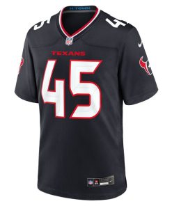 Alternative view of E.J. Speed Houston Texans Nike Team Game Jersey -  Navy