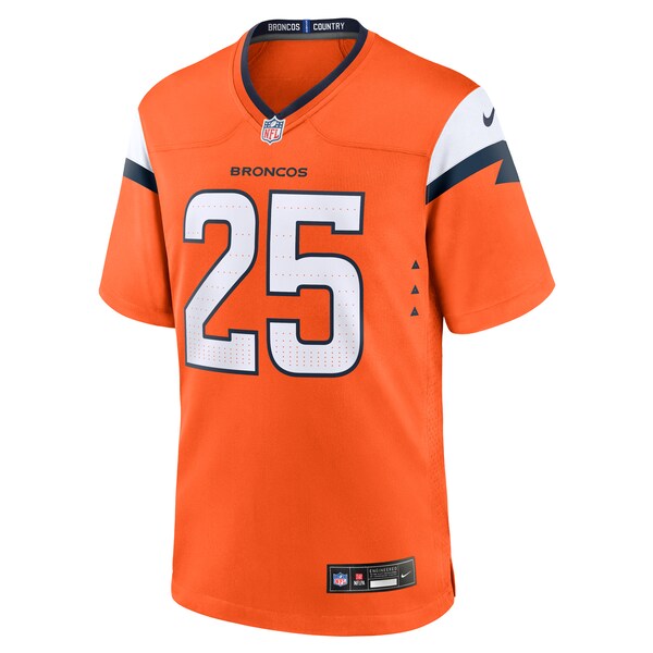 Blake Watson Denver Broncos Nike Team Game Jersey - Orange - Image 3