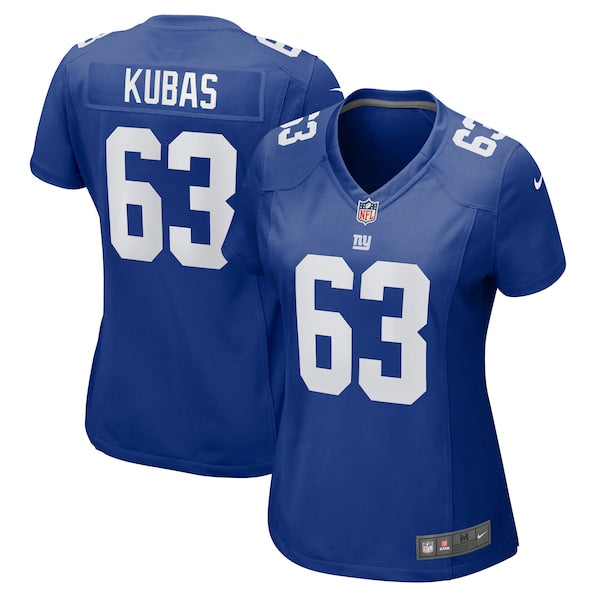Jake Kubas New York Giants Nike Women's Game Jersey - Royal