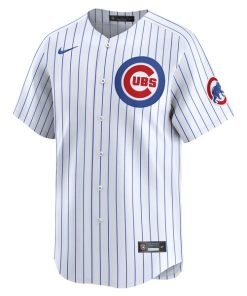 Alternative view of Dansby Swanson Chicago Cubs Nike Youth Home Limited Player Jersey - White