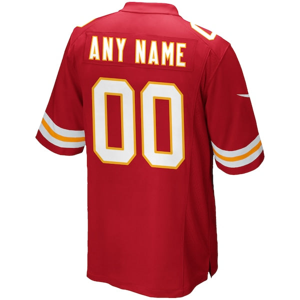 Kansas City Chiefs Nike Custom Game Jersey - Red - Image 3