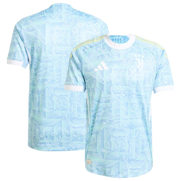 Juventus adidas 2025/26 Away Authentic Jersey - Blue/White - Image 4