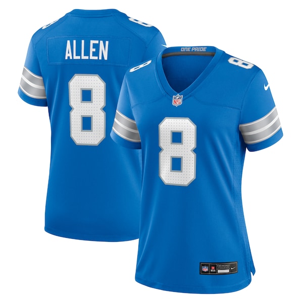 Kyle Allen Detroit Lions Nike Women's Team Game Jersey - Blue