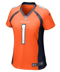 Alternative view of Tremon Smith Denver Broncos Nike Women's Team Game Jersey -  Orange
