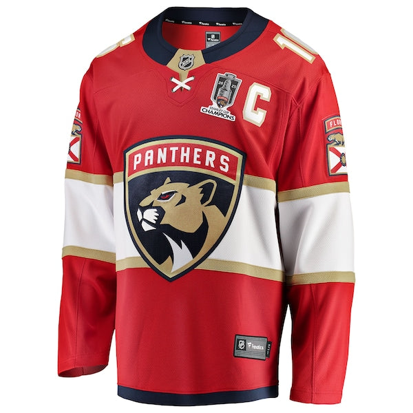 Aleksander Barkov Florida Panthers 2025 Stanley Cup Champions Breakaway Jersey - Red - Image 2