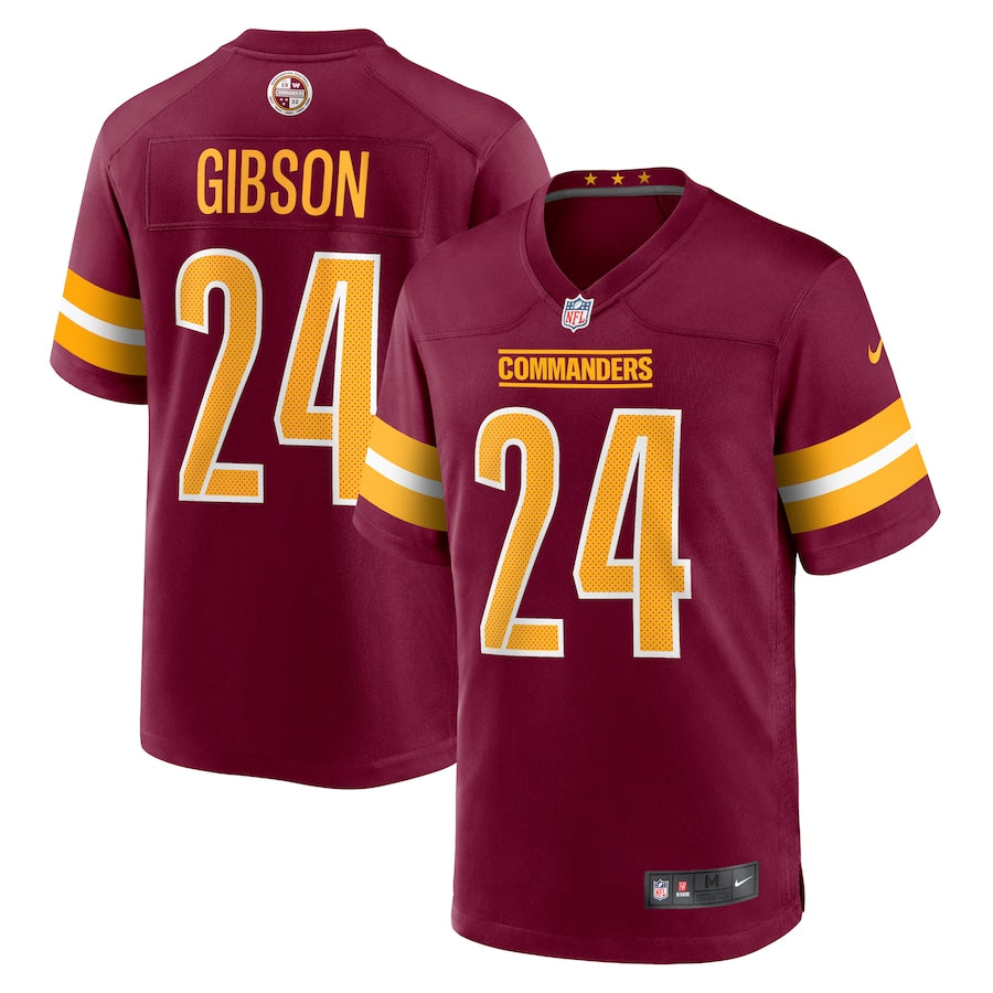 Antonio Gibson Washington Commanders Nike Youth Game Jersey - Black/Burgundy/White - Image 5
