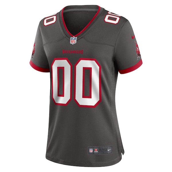 Tampa Bay Buccaneers Nike Women's Alternate Custom Game Jersey - Pewter - Image 2