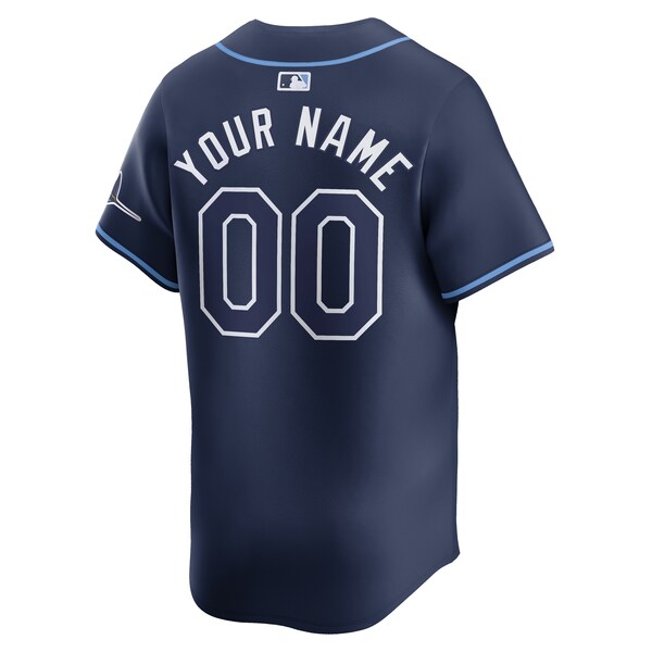 Tampa Bay Rays Nike Away Limited Custom Jersey - Navy - Image 3