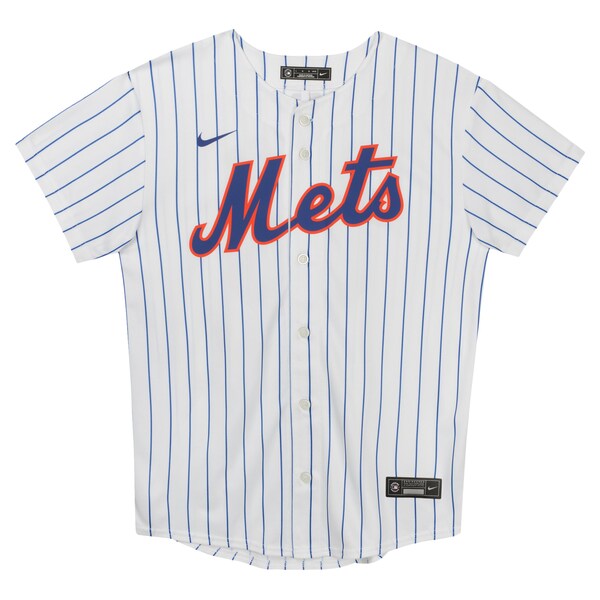 Francisco Lindor New York Mets Nike Preschool Home Game Jersey - White - Image 2
