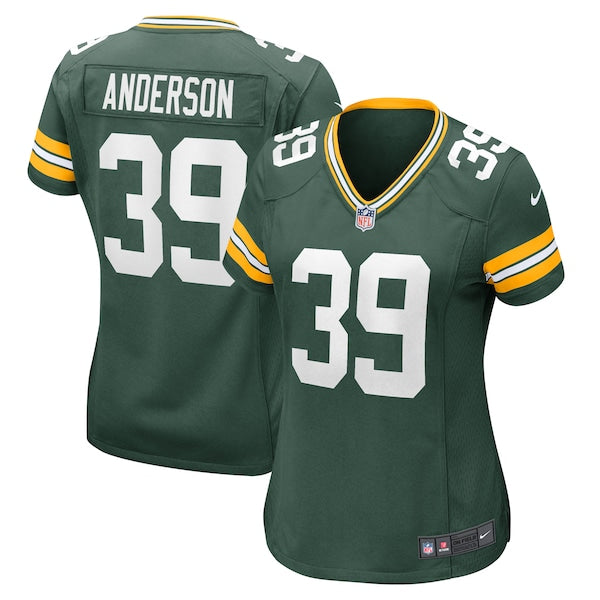 Zayne Anderson Green Bay Packers Nike Women's Team Game Jersey - Green