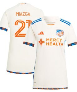 Matt Miazga FC Cincinnati adidas Women's 2024 The Canvas Kit Replica Player Jersey - White