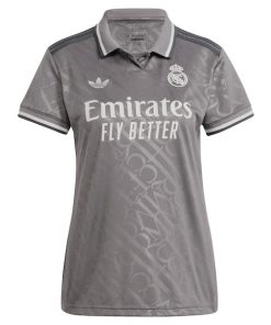 Alternative view of Los Merengues adidas Originals Women's 2024/25 Third Replica Jersey - Charcoal