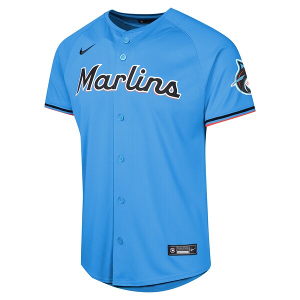 Jazz Chisholm Jr. Miami Marlins Nike Youth Alternate Limited Player Jersey?ยจC Blue - Image 2