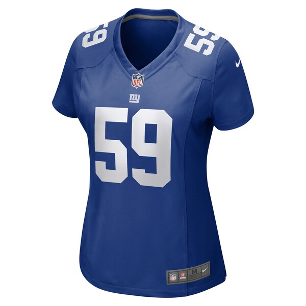 Casey Kreiter New York Giants Nike Women's Team Game Jersey - Royal - Image 2
