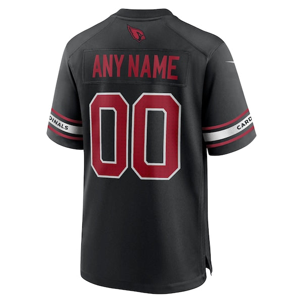Arizona Cardinals Nike Alternate Custom Game Jersey - Black - Image 3
