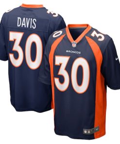 Terrell Davis Denver Broncos Nike Retired Player Jersey - Navy/Orange