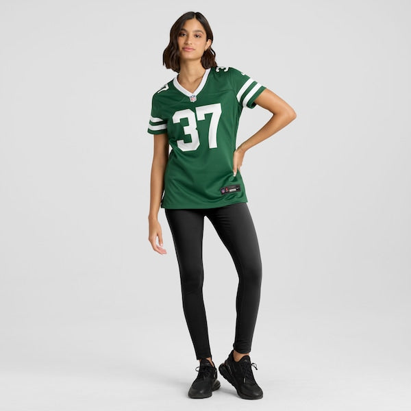 Qwan'tez Stiggers New York Jets Nike Women's Team Game Jersey - Legacy Green - Image 4