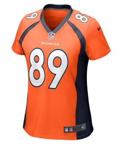 Alternative view of Brandon Johnson Denver Broncos Nike Women's Game Player Jersey - Orange