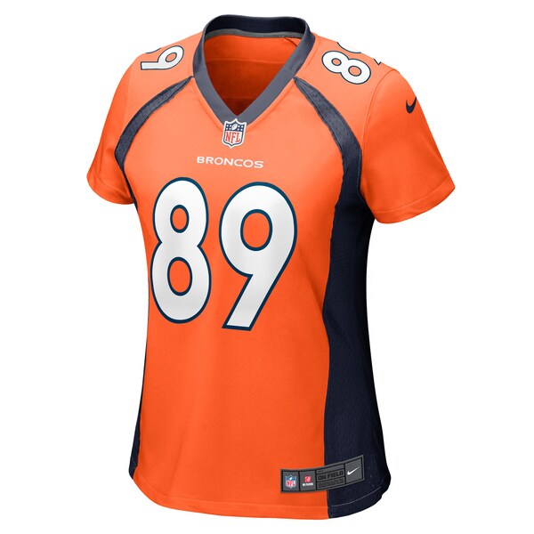 Brandon Johnson Denver Broncos Nike Women's Game Player Jersey - Orange - Image 2